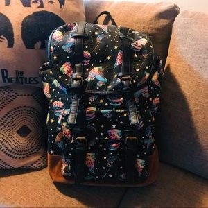 Printed Backpack